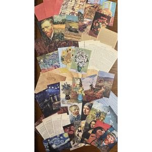 Ephemera Lot 50+ pc Variety Modern & Vintage Junk Journal Van Gogh Art Scrapbook